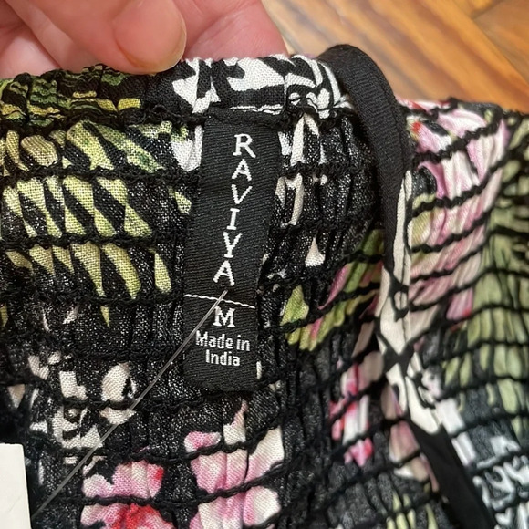 RAVIYA Floral-Print Swim Cover-Up Dress size Medium NWT - Picture 8 of 11